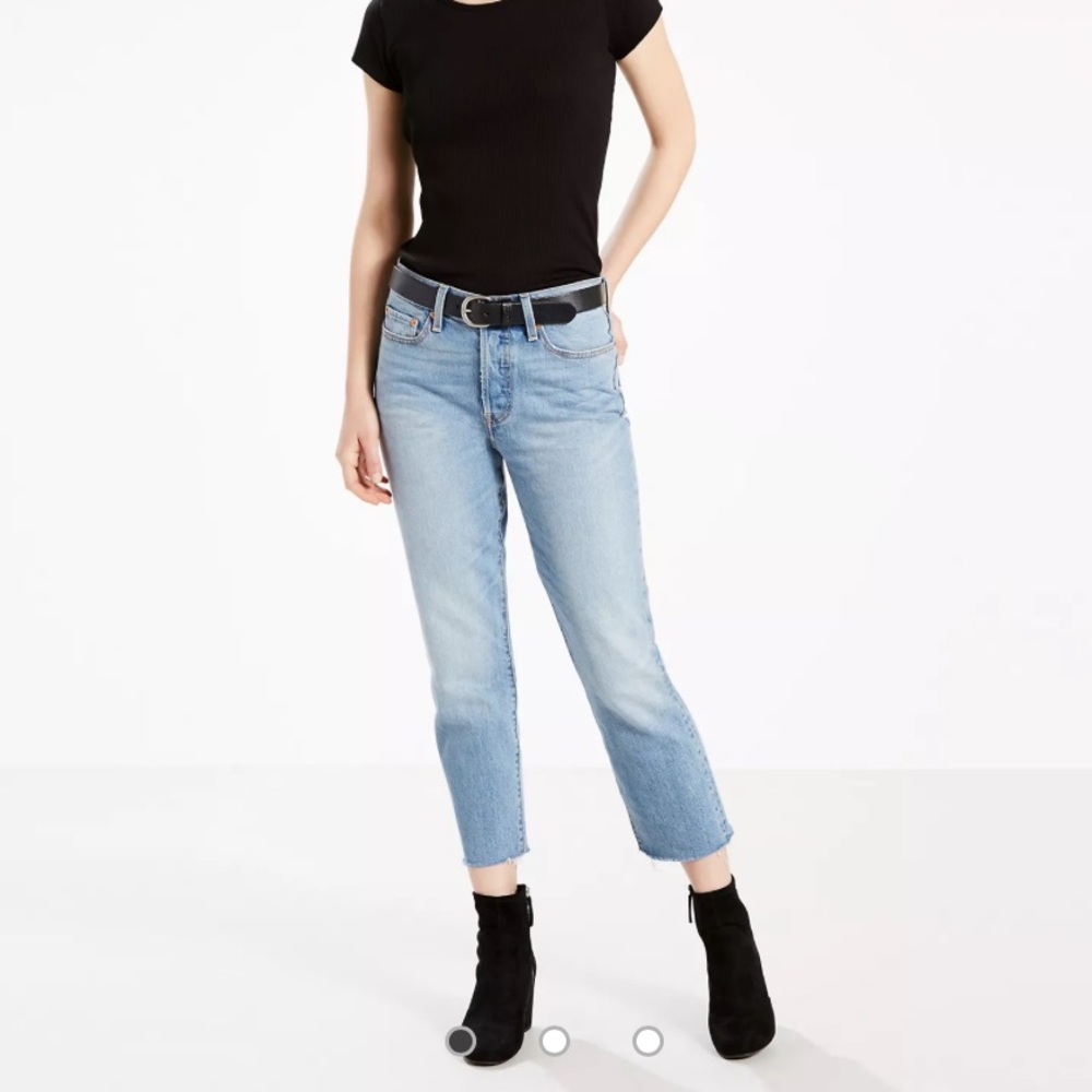 Levi Wedgie Straight Leg Jeans